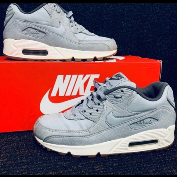Nike Shoes - (SOLD-eb) Nike Air Max 90 • Premium Wolf Grey